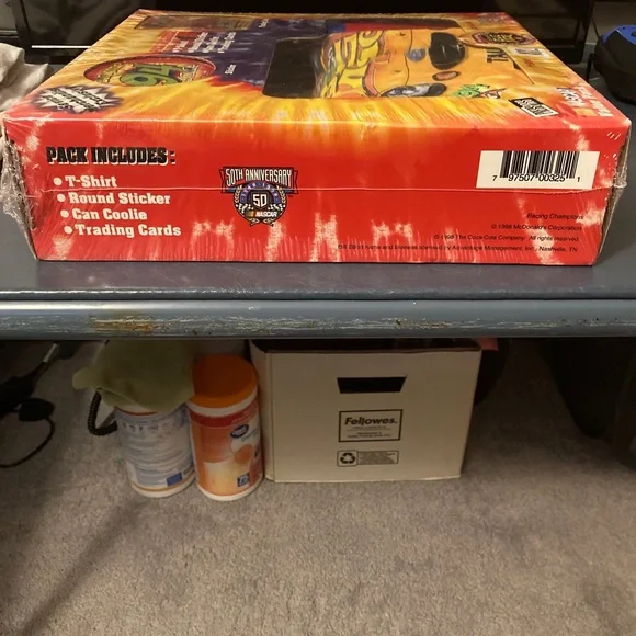 VTG Rare 1998 All Over Print Bill Elliot McDonald’s Nascar T-Shirt Box Set XXL